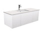 Sarah Bianco Marble Undermount 1200 Alina Satin White Wall-Hung Vanity