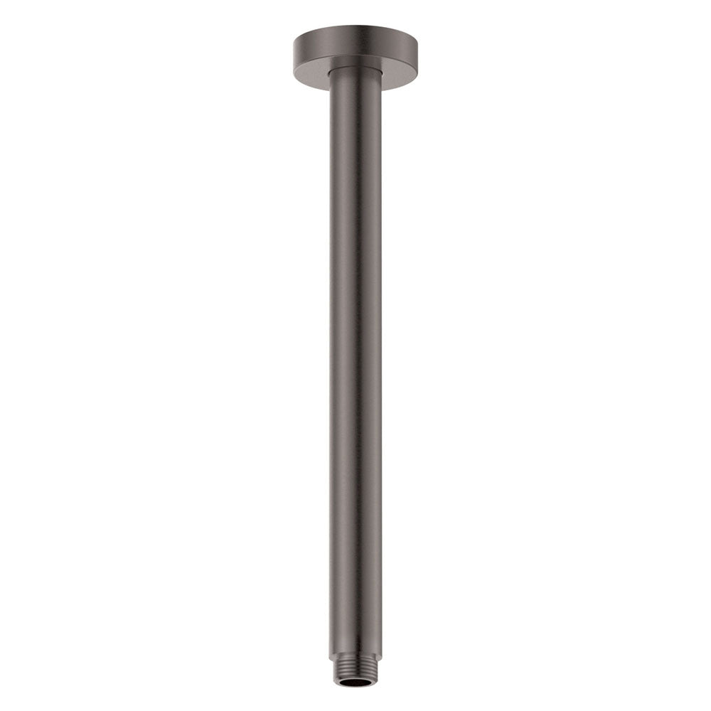 Round 300mm Shower Dropper Gun Metal
