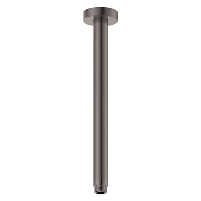 Round 300mm Shower Dropper Gun Metal