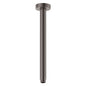 Round 300mm Shower Dropper Gun Metal