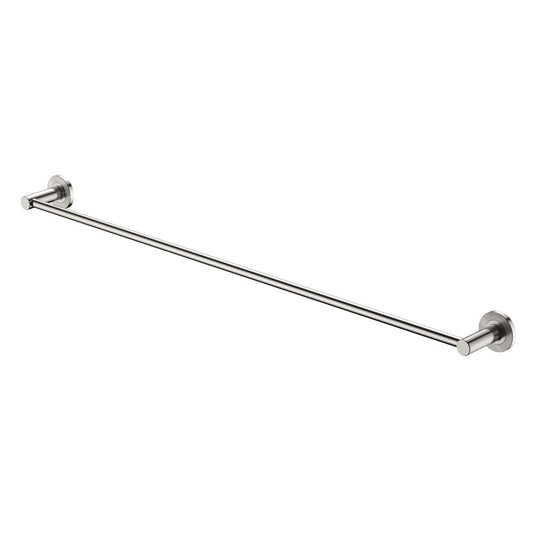 AXLE Single Towel Rail 900mm Brushed NIckel