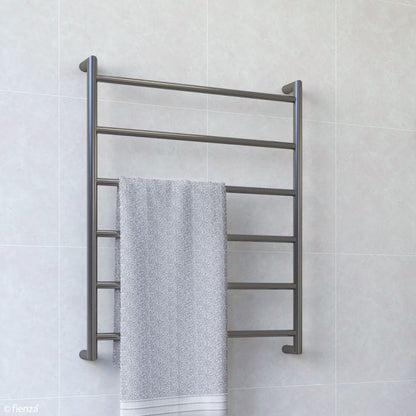 Kaya Heated Towel Rail, 600 x 800mm, Gun Metal