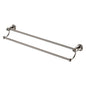 LILLIAN PVD Brushed Nickel 800mm Adjustable Double Towl Rail