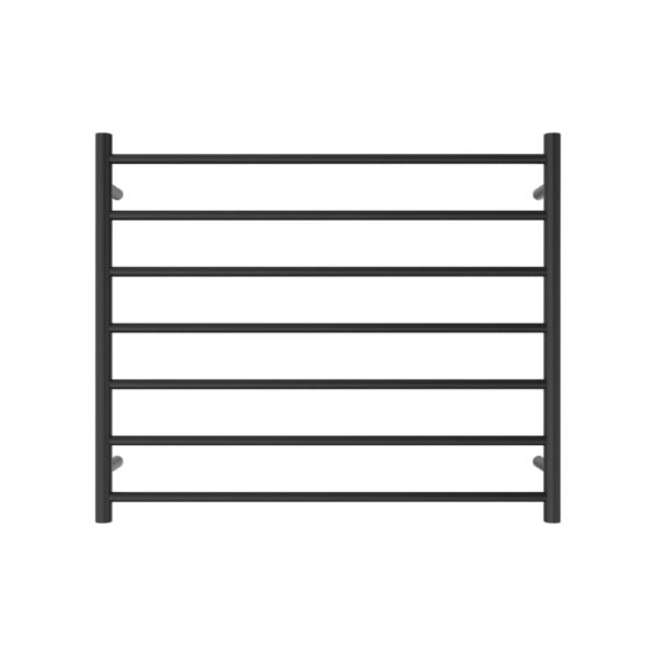 ISABELLA Heated Towel Rail 9075 Matte Black (7 Bars) 900x750x122mm