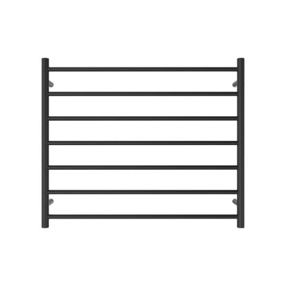ISABELLA Heated Towel Rail 9075 Matte Black (7 Bars) 900x750x122mm
