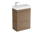 Riley Slim Ensuite 450 Wall Hung Vanity, Denzel Basin-Top