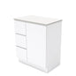 Fingerpull 750mm Gloss White Cab Only on Kick Left Drawers