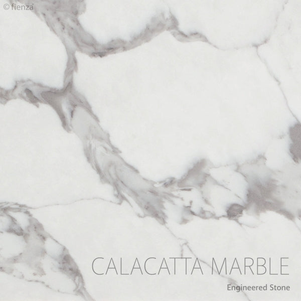 Sarah Calacatta Marble Undermount 900 Fingerpull Gloss White Wall-Hung Vanity
