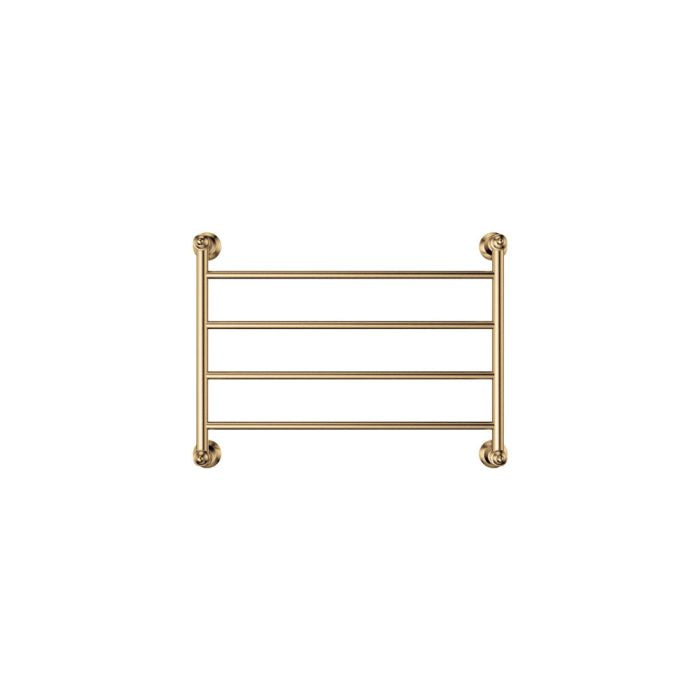 Lillian Heated Towel Rail, 600 x 450mm, Urban Brass