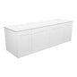 MILA SHAKER 1500 Cabinet Wall Hung Satin White 1480 x 455 x 450mm