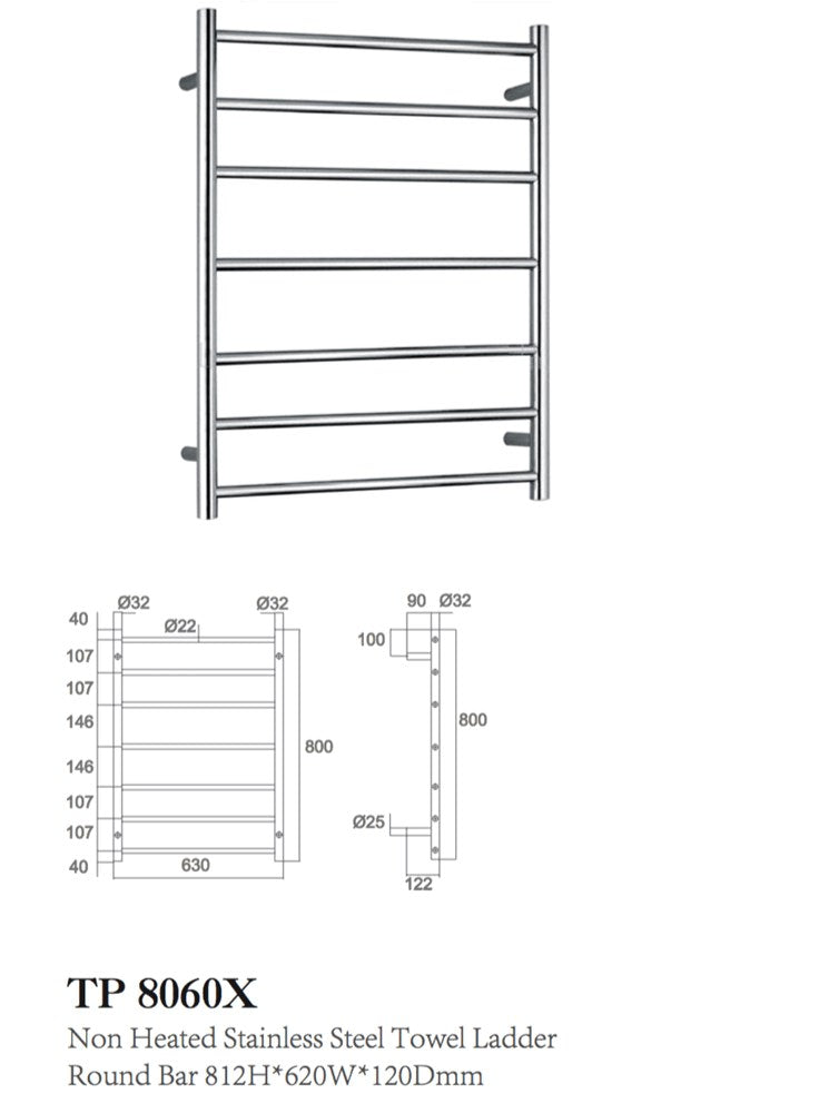 JESS NonHeated T/Ladder Rnd SS