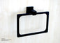 QUBI BLACK Towel Ring in Matte Black