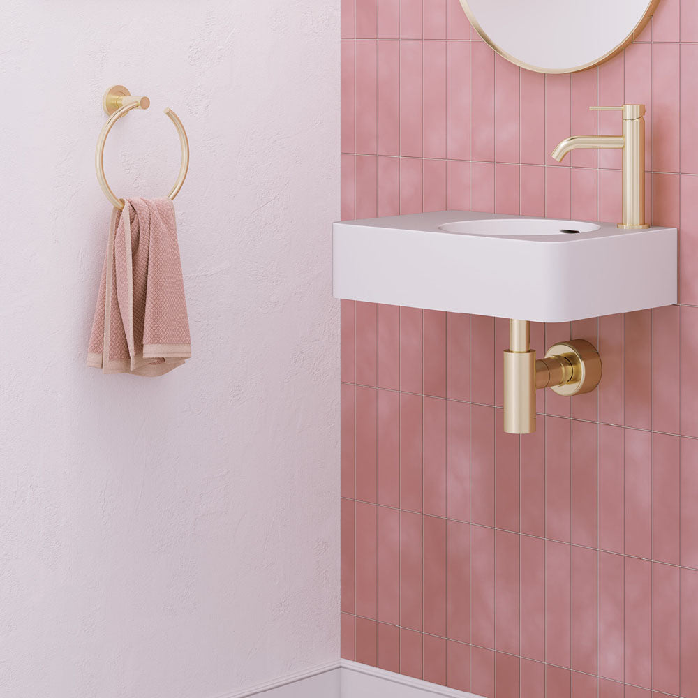 KAYA Towel Ring Urban Brass