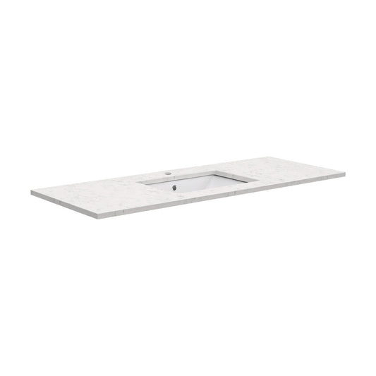 SARAH Undermount BIANCO MARBLE 1200mm Basin Top Only 1TH
