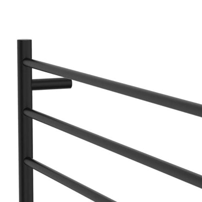 ISABELLA Heated Towel Rail 9075 Matte Black (7 Bars) 900x750x122mm