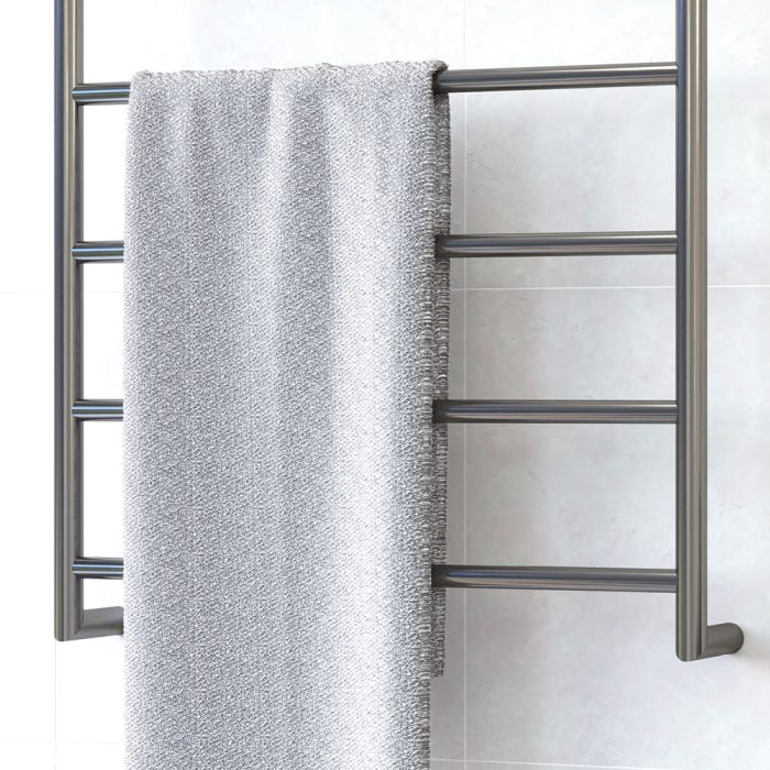 Kaya Heated Towel Rail, 600 x 800mm, Gun Metal