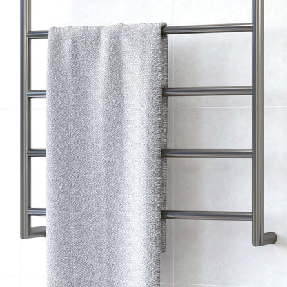 Kaya Heated Towel Rail, 600 x 800mm, Gun Metal