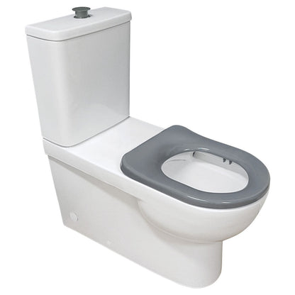 Stella Care Back-to-Wall Toilet Suite, Grey Seat