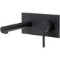 HUSTLE Wall Mixer with Spout Matte Black 35mm