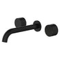 KAYA Wall Basin/Bath Tap Set Matte Black