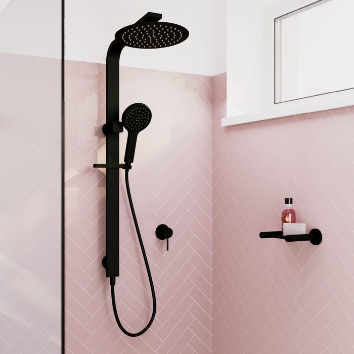 KAYA Deluxe Twin Shower Matte Black