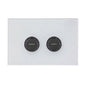R&T Buttons - Pneumatic Glass white