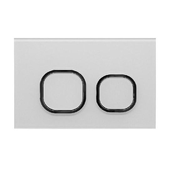 R&T Buttons - Pneumatic Glass white