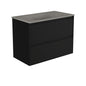 SATORI AMATO 900 Satin Black Vanity Wall Hung