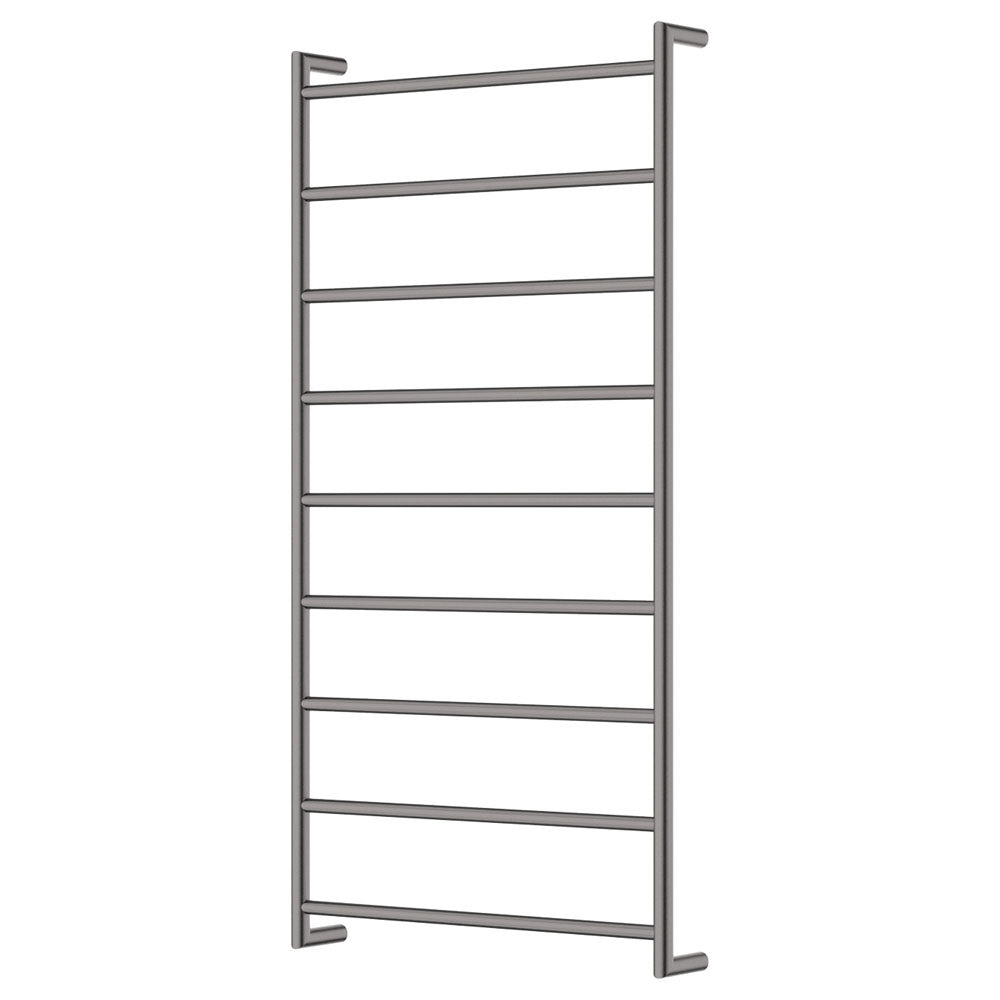 KAYA Round Heated Towel 60120 Gun Metal (9 Bars) 600x1200x100mm