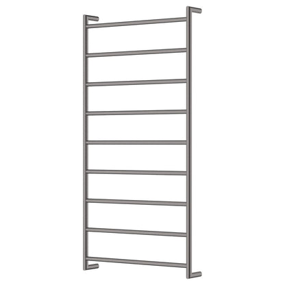 KAYA Round Heated Towel 60120 Gun Metal (9 Bars) 600x1200x100mm