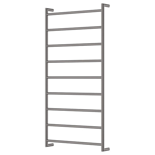 KAYA Round Heated Towel 60120 Gun Metal (9 Bars) 600x1200x100mm