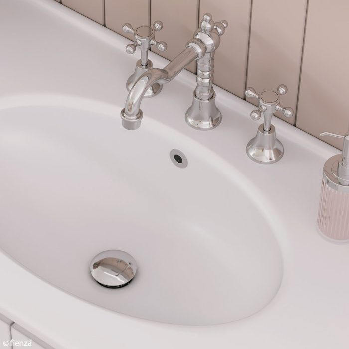 UNIVERSALWASTE 32/40mm Dome Pop Up Pull Out Chrome