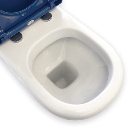 RAK Compact Back-to-Wall Toilet Suite, Blue