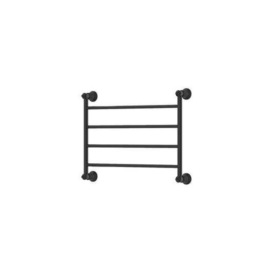 LILLIAN Heated Towel Rail 6045 Matte Black (4 Bars) 600x458x95mm