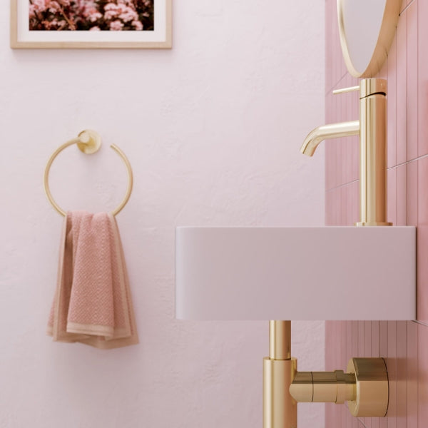 KAYA Towel Ring Urban Brass