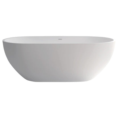 Nero Cast Stone Solid Surface Bath, 1780mm