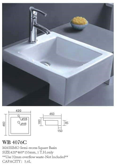 Size: 420 x 470 x 150mm\r\nStands out 125mm from bench