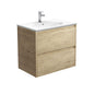 ROTONDO AMATO 750 SCANDI OAK Vanity Wall Hung 1TH