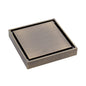 FLOOR WASTE 100mm Square Tile 2-in-1 88mm outlet Antique Brass