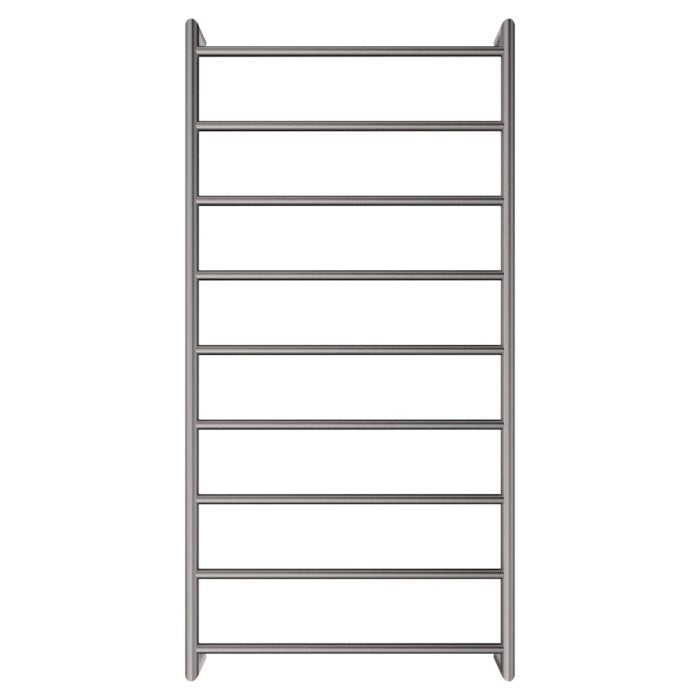 KAYA Round Heated Towel 60120 Gun Metal (9 Bars) 600x1200x100mm