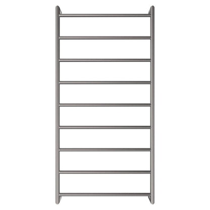 KAYA Round Heated Towel 60120 Gun Metal (9 Bars) 600x1200x100mm