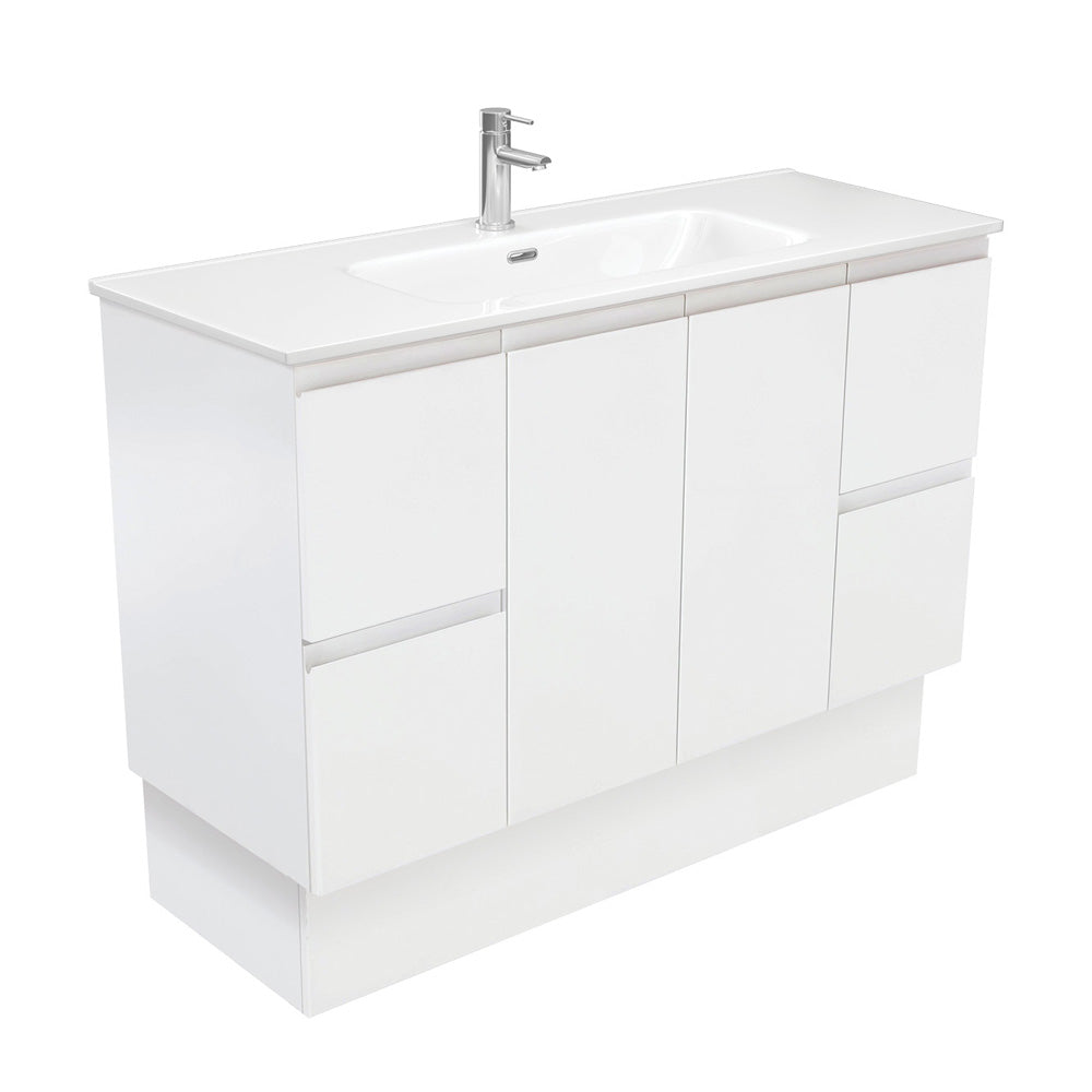 JOLI Ceramic 1200 Fingerpull Matte White Cab on Kick 1TH