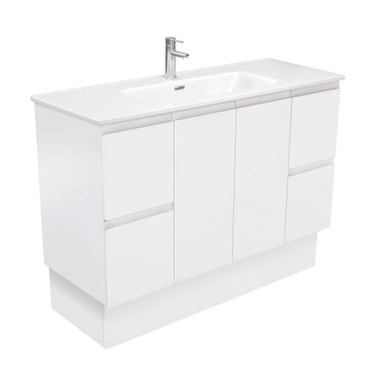 JOLI Ceramic 1200 Fingerpull Matte White Cab on Kick 1TH