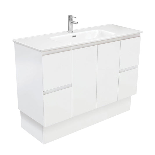 JOLI Ceramic 1200 Fingerpull Matte White Cab on Kick 1TH