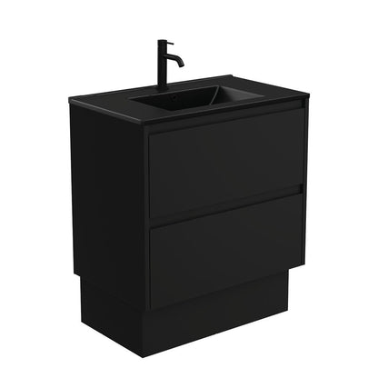 Dolce Matte Black Amato 750 Satin Black Vanity On Kick