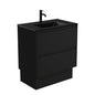 DOLCE MB AMATO 750 Matte Black Vanity On Kick 1TH