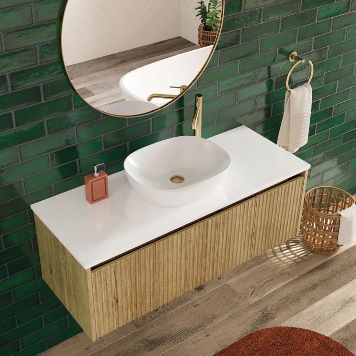 KOKO 465 Above Counter Basin 465 x 375 x 115 mm Matte White