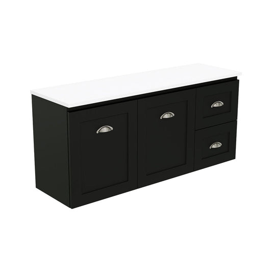 Newport Ensuite Door & Drawer 1200 Wall-Hung Vanity