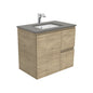 Sarah Dove Grey Undermount 750 Edge Scandi Oak Wall-Hung Vanity