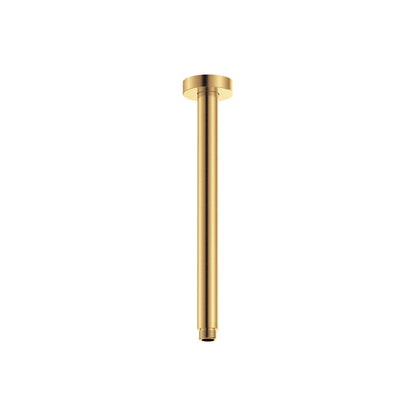 Round 300mm Shower Dropper Urban Brass